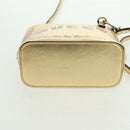 GUCCI Umhängetasche Leder Gold 511189 Auth 161291V-5