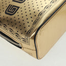 GUCCI Shoulder Bag Leather Gold 511189 Auth 161291V-9
