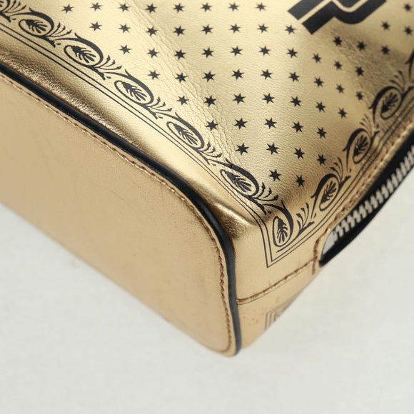 GUCCI Umhängetasche Leder Gold 511189 Auth 161291V