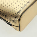 GUCCI Umhängetasche Leder Gold 511189 Auth 161291V-16