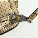GUCCI Umhängetasche Leder Gold 511189 Auth 161291V-18