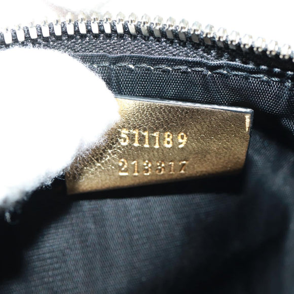 GUCCI Umhängetasche Leder Gold 511189 Auth 161291V