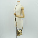 GUCCI Umhängetasche Leder Gold 511189 Auth 161291V-25