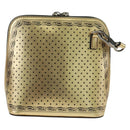 GUCCI Umhängetasche Leder Gold 511189 Auth 161291V-2