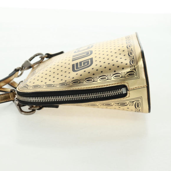 GUCCI Shoulder Bag Leather Gold 511189 Auth 161291V