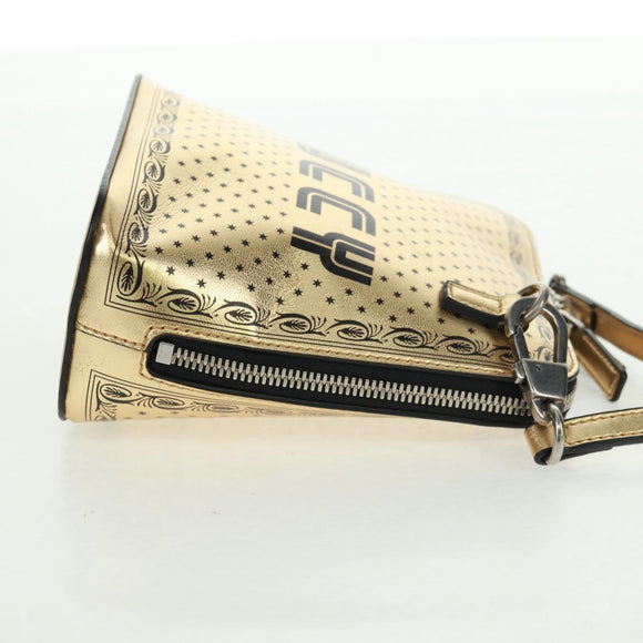 GUCCI Shoulder Bag Leather Gold 511189 Auth 161291V