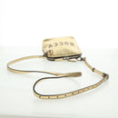 GUCCI Umhängetasche Leder Gold 511189 Auth 161291V-7