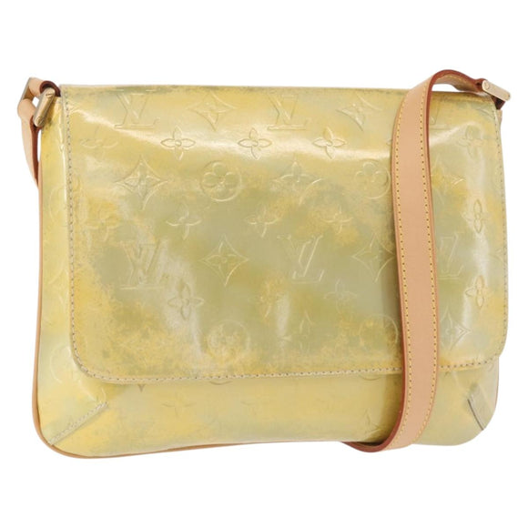 LOUIS VUITTON Monogram Vernis Thompson Street Bag Gris M91008 LV Auth 161292