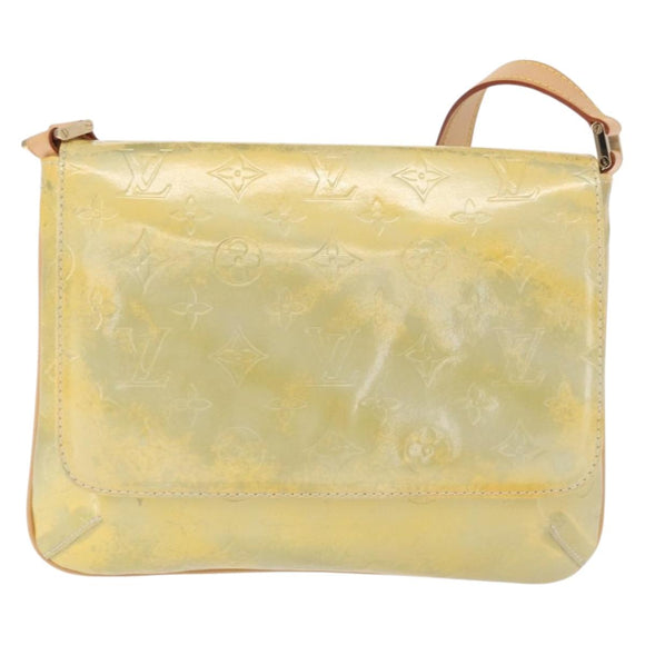 LOUIS VUITTON Monogram Vernis Thompson Street Bag Gris M91008 LV Auth 161292