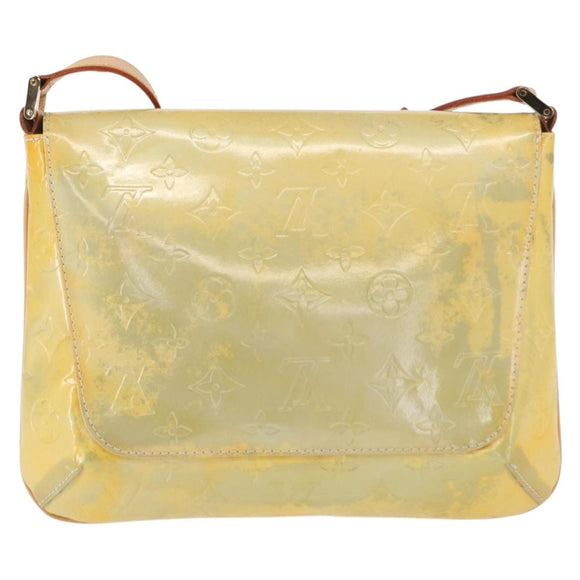 LOUIS VUITTON Monogram Vernis Thompson Street Bag Gris M91008 LV Auth 161292