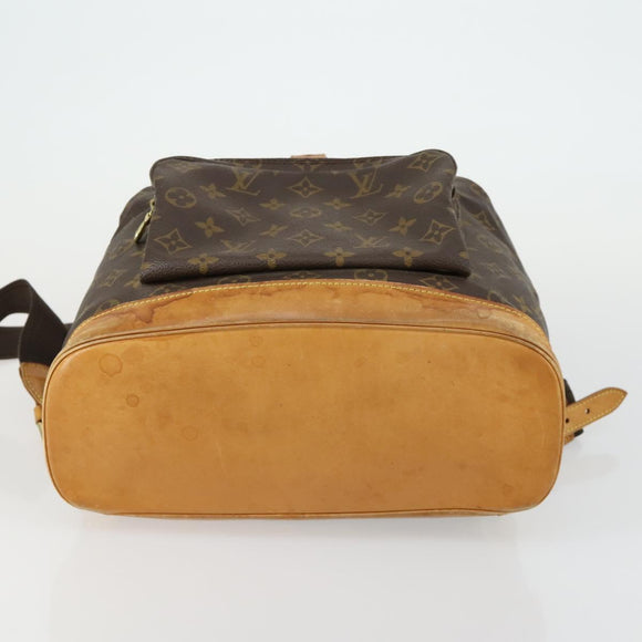 LOUIS VUITTON Monogram Montsouris GM Backpack M51135 LV Auth 161299