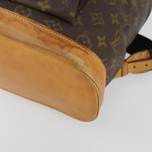 LOUIS VUITTON Monogram Montsouris GM Backpack M51135 LV Auth 161299