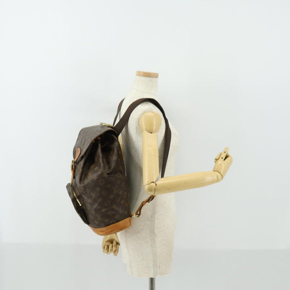 LOUIS VUITTON Monogram Montsouris GM Backpack M51135 LV Auth 161299
