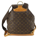 LOUIS VUITTON Monogram Montsouris GM Backpack M51135 LV Auth 161299-2