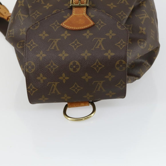LOUIS VUITTON Monogram Montsouris GM Backpack M51135 LV Auth 161299