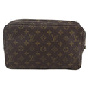 LOUIS VUITTON Monogram Trousse Toilette 28 Clutch Bag M47522 LV Auth 161301-2