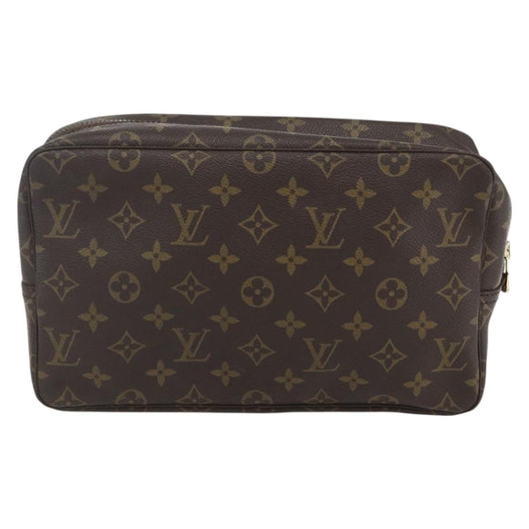 LOUIS VUITTON Monogram Trousse Toilette 28 Clutch Bag M47522 LV Auth 161301