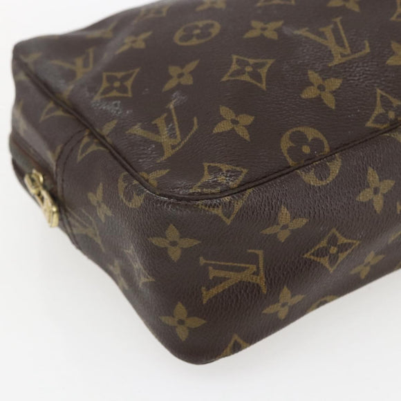 LOUIS VUITTON Monogram Trousse Toilette 28 Clutch Bag M47522 LV Auth 161301