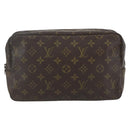 LOUIS VUITTON Monogram Trousse Toilette 28 Clutch Bag M47522 LV Auth 161304-13