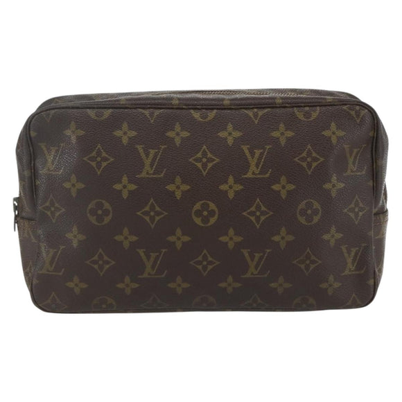 LOUIS VUITTON Monogram Trousse Toilette 28 Clutch Bag M47522 LV Auth 161304