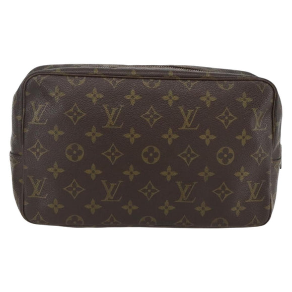 LOUIS VUITTON Monogram Trousse Toilette 28 Clutch Bag M47522 LV Auth 161304