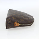 LOUIS VUITTON Monogram Pochette Cosmetic GM Cosmetic Pouch M47353 Auth 161308-4