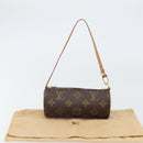 LOUIS VUITTON Monogram Papillon Pouch LV Auth 161313V-12