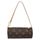 LOUIS VUITTON Monogram Papillon Pouch LV Auth 161313V-2