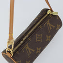 LOUIS VUITTON Monogram Papillon Pouch LV Auth 161313V-6