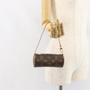 LOUIS VUITTON Monogram Papillon Pouch LV Auth 161315V-20