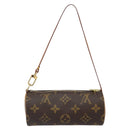 LOUIS VUITTON Monogram Papillon Pouch LV Auth 161315V-2