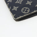 LOUIS VUITTON Monogram Savanna Portefeuille Braza Wallet Navy M66025 Auth 161319-16