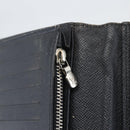 LOUIS VUITTON Monogram Savanna Portefeuille Braza Wallet Navy M66025 Auth 161319-10