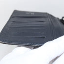 LOUIS VUITTON Monogram Savanna Portefeuille Braza Wallet Navy M66025 Auth 161319-21
