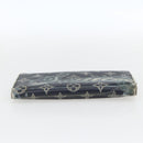 LOUIS VUITTON Monogram Savanna Portefeuille Braza Wallet Navy M66025 Auth 161319-4