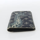 LOUIS VUITTON Monogram Savanna Portefeuille Braza Wallet Navy M66025 Auth 161319-6