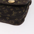 LOUIS VUITTON Monogram Mini Pochette Cancun Pouch Brown M95313 LV Auth 161320V-11