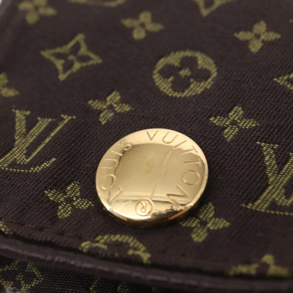 LOUIS VUITTON Monogram Mini Pochette Cancun Pouch Brown M95313 LV Auth 161320V