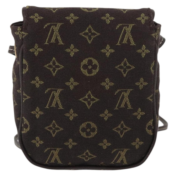 LOUIS VUITTON Monogram Mini Pochette Cancun Pouch Brown M95313 LV Auth 161320V