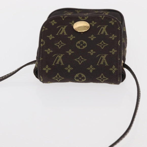 LOUIS VUITTON Monogram Mini Pochette Cancun Pouch Brown M95313 LV Auth 161320V