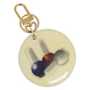 LOUIS VUITTON Illustre Nail Polish Charm Patent leather Beige MP1570 Auth 161321-1
