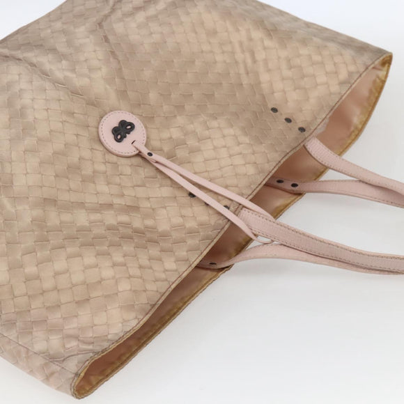 BOTTEGA VENETA Tote Bag Nylon Pink Auth 161323