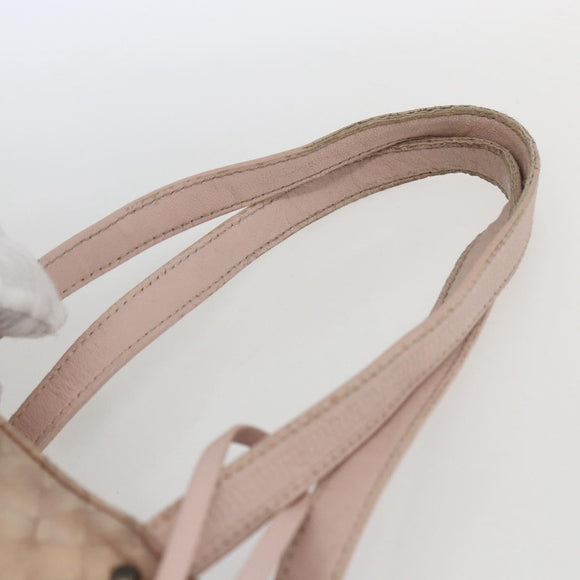 BOTTEGA VENETA Tote Bag Nylon Pink Auth 161323