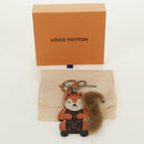LOUIS VUITTON Monogram Porte Cles Eekhoorn Bedel Bruin M00345 LV Auth 161327M-11