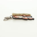 LOUIS VUITTON Monogram Porte Cles Eekhoorn Bedel Bruin M00345 LV Auth 161327M-9