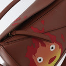 LOEWE Studio Ghibli Calcifer Mini Puzzle Bag Leather 2way Brown Auth 161329SM-22