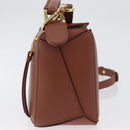 LOEWE Studio Ghibli Calcifer Mini Puzzle Bag Leather 2way Brown Auth 161329SM-4