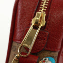 GUCCI Micro GG Supreme Doraemon Shoulder Bag PVC Beige Gold 647784 Auth 161334SM-20
