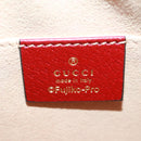 GUCCI Micro GG Supreme Doraemon Shoulder Bag PVC Beige Gold 647784 Auth 161334SM-21