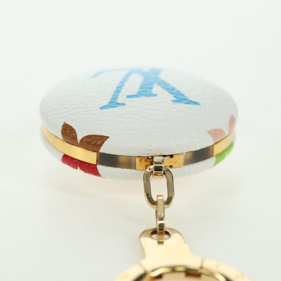 LOUIS VUITTON Monogram Multicolor Astropill Charm White M51911 LV Auth 161336V